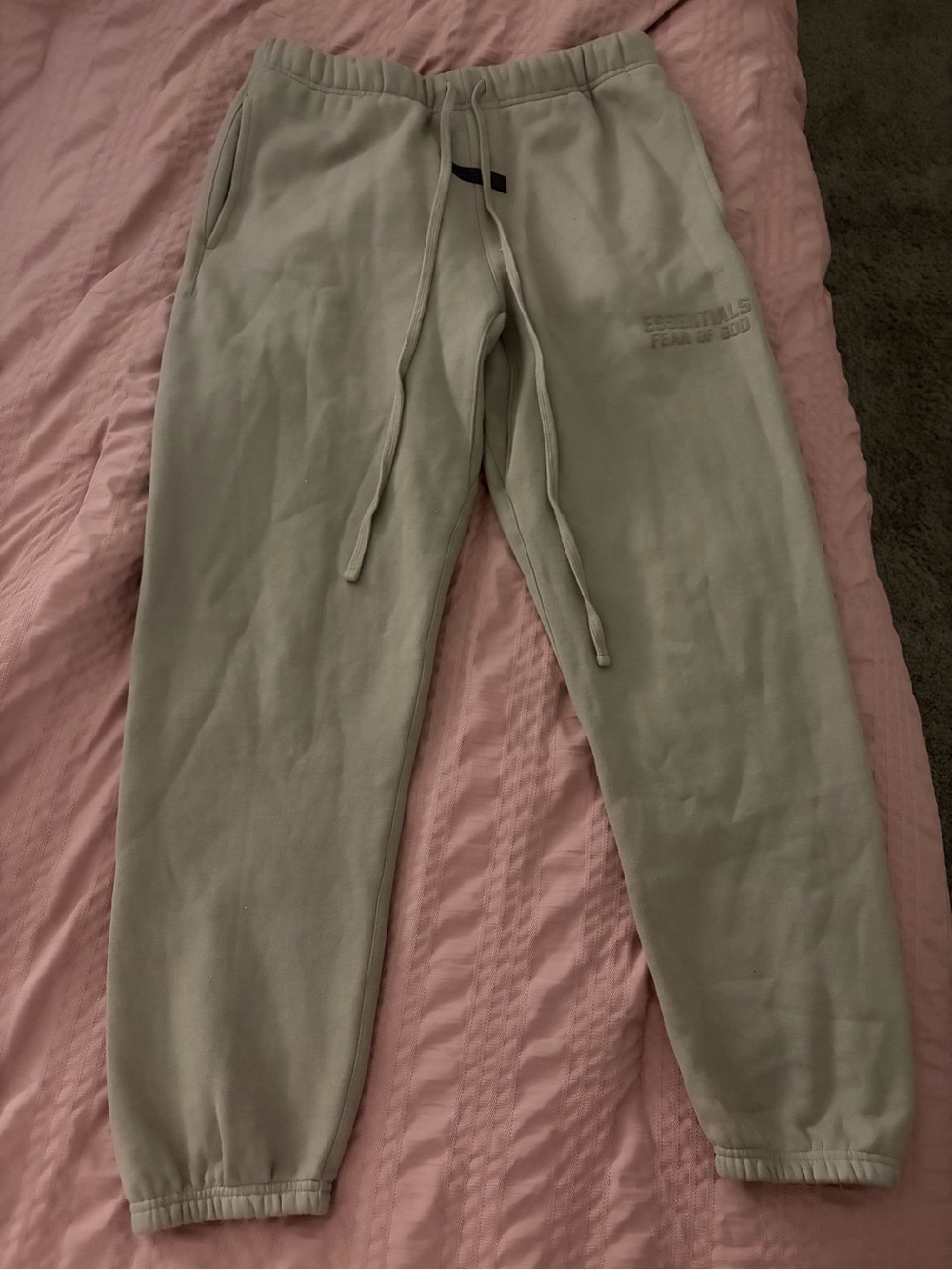 Essentials Men’s beige sweatpants
